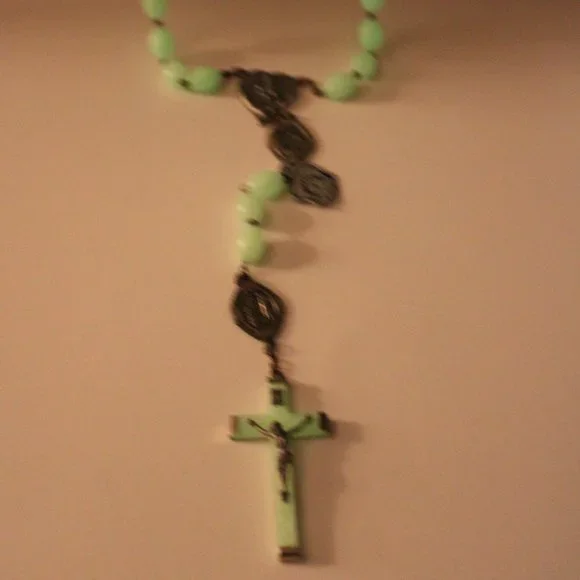 1950s Italian  Long Rosary Crucifix - Picture 7 of 12